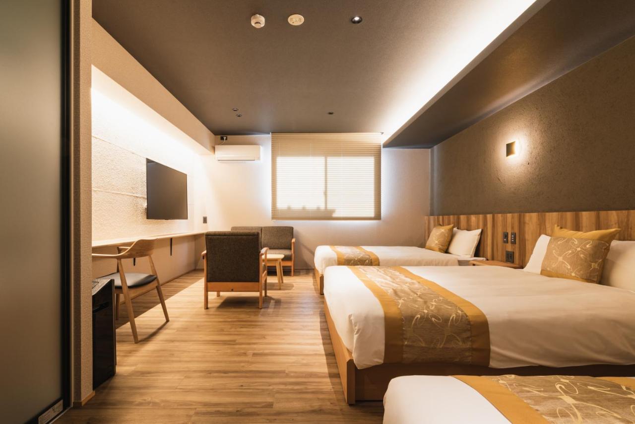 Grand Base Beppu Ekihigashi Aparthotel Bagian luar foto